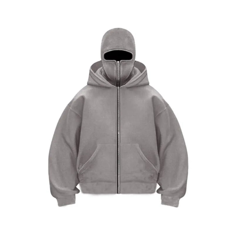 ski-mask hoodie/sweatshirt