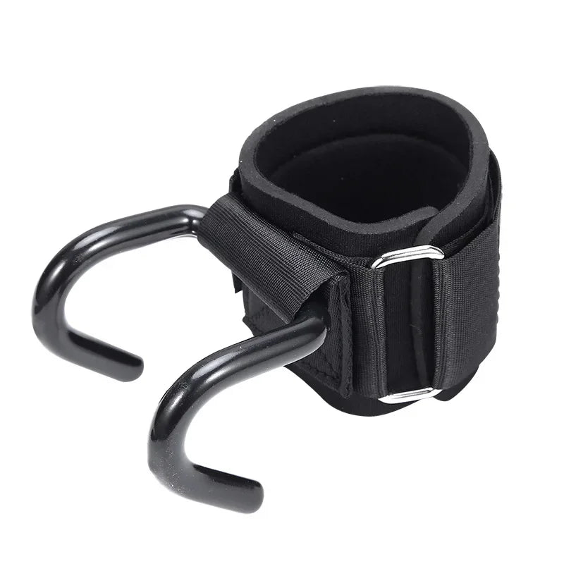 1PC Weight Lifting Hooks Hand-Bar Wrist Straps
