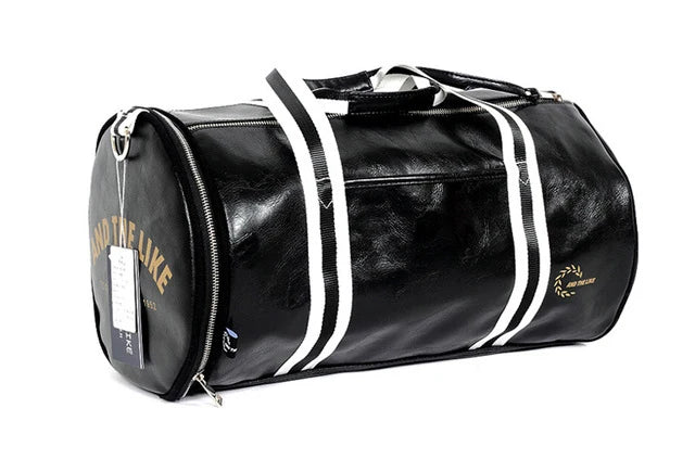 Sport Gym Bag/Shoulder Bags With Shoes Storage Pocket Waterproof Leather Travel Bag