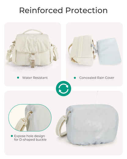 BAGSMART Camera Bag Photographer with Rain Cover Tripod Holder DSLR Canon