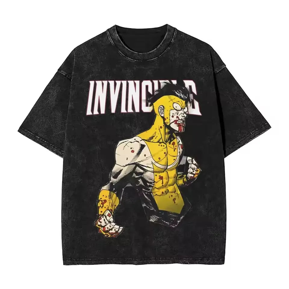 Invincible Cartoon Graphic T-Shirts