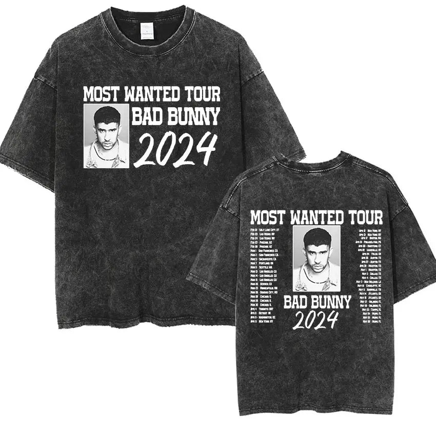 Bad Bunny T Shirt (Most Wanted Tour)