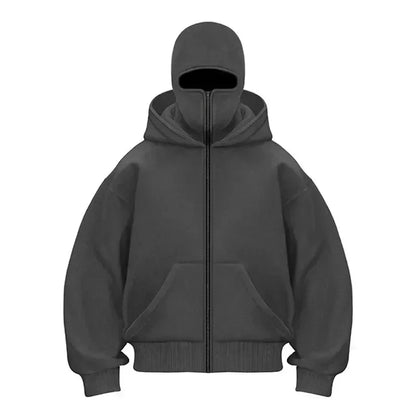 ski-mask hoodie/sweatshirt