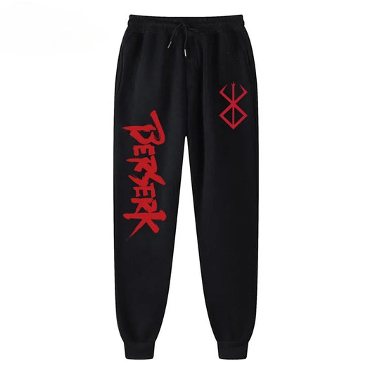 Anime Berserk Print Sweatpants for Men