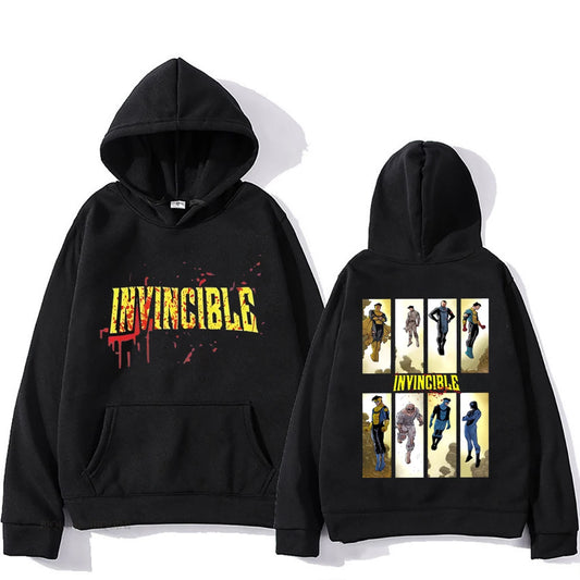 Invincible Blood Splat Graphics Hoodie