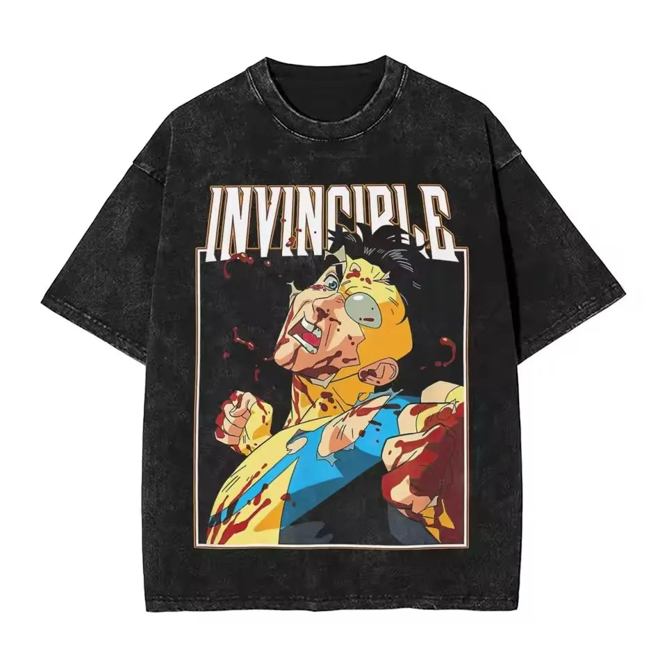 Invincible Cartoon Graphic T-Shirts