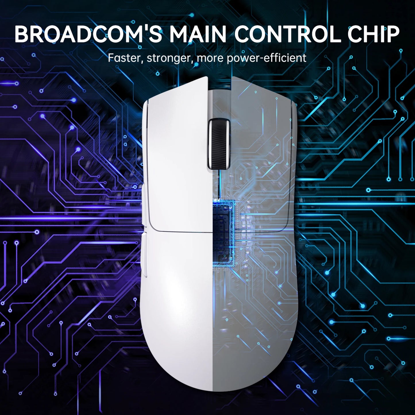 ATTACK SHARK X11 Lightweight Wireless Gaming Mouse with RGB Backlight Charging