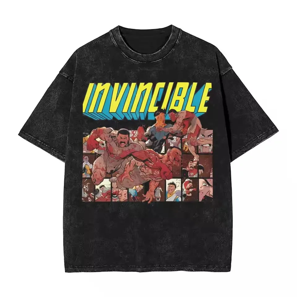 Invincible Cartoon Graphic T-Shirts