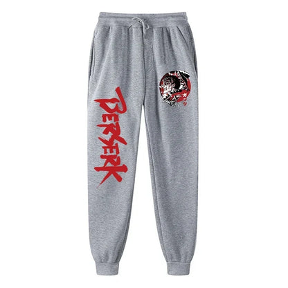 Anime Berserk Print Sweatpants for Men