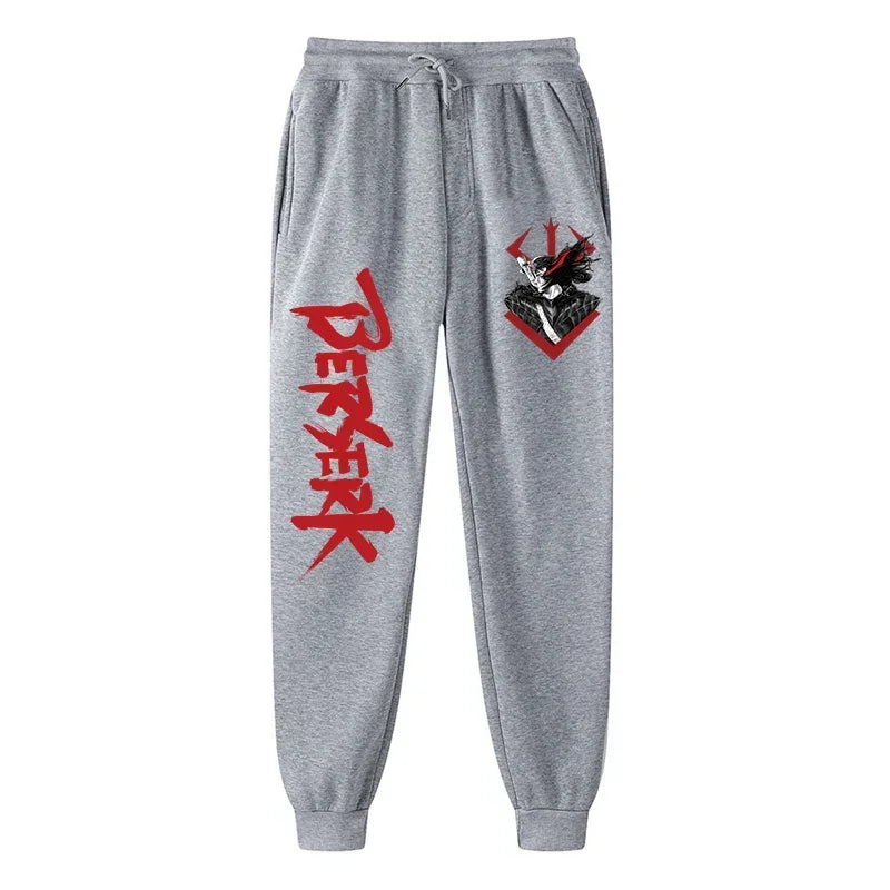 Anime Berserk Print Sweatpants for Men