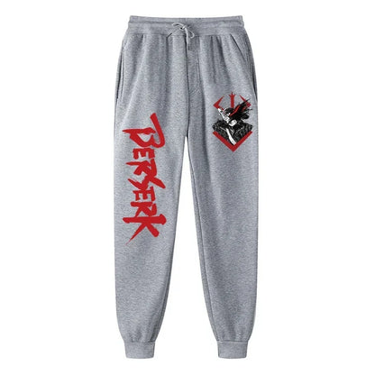 Anime Berserk Print Sweatpants for Men