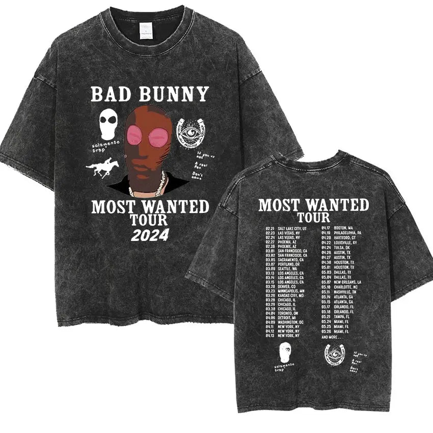 Bad Bunny T Shirt (Most Wanted Tour)
