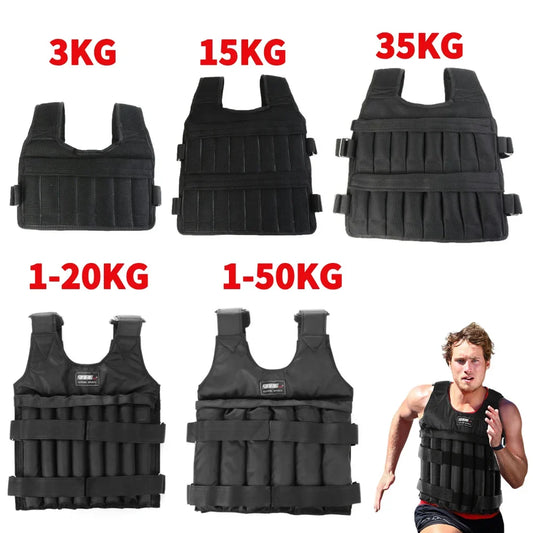 3/15/35kg 1-50kg Weighted Vest Adjustable Weight
