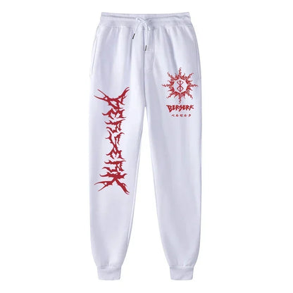 Anime Berserk Print Sweatpants for Men