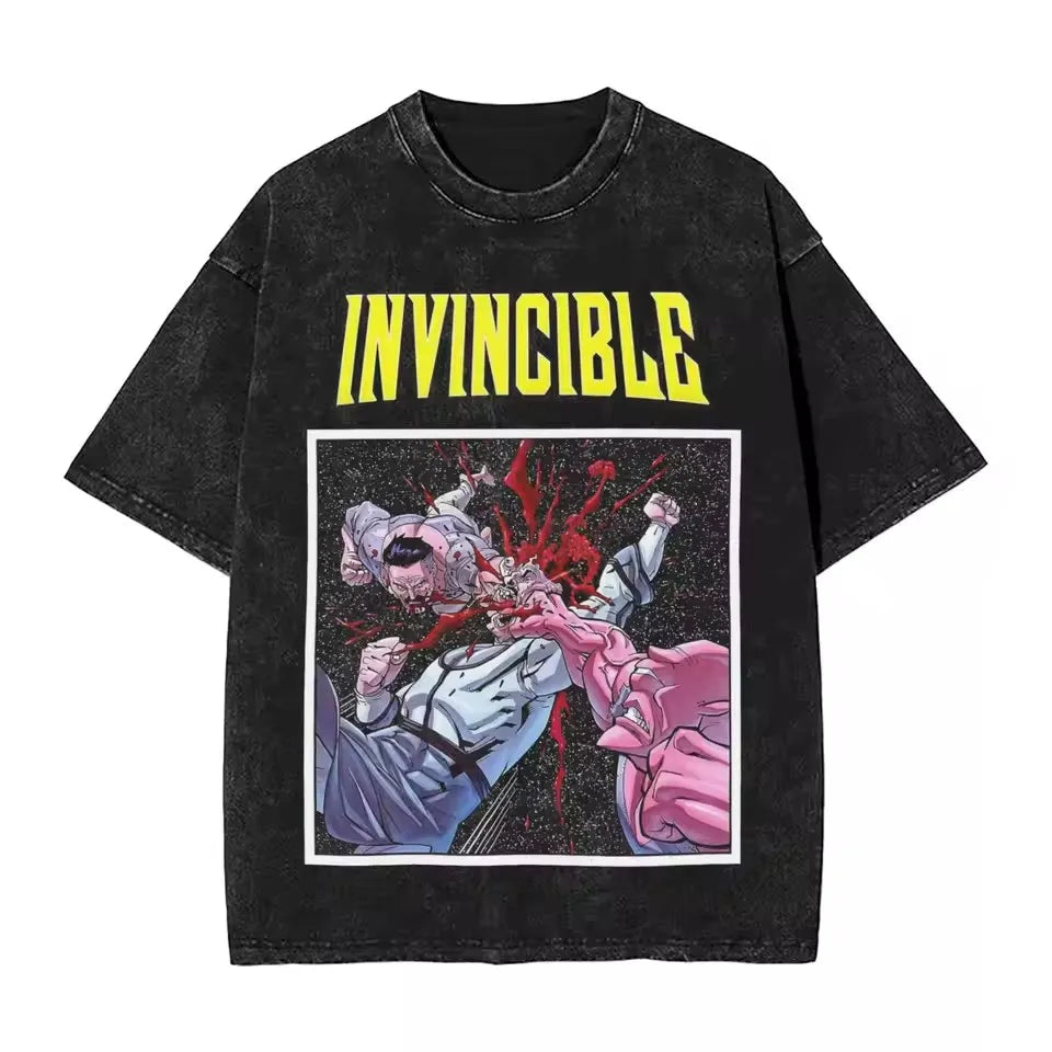 Invincible Cartoon Graphic T-Shirts