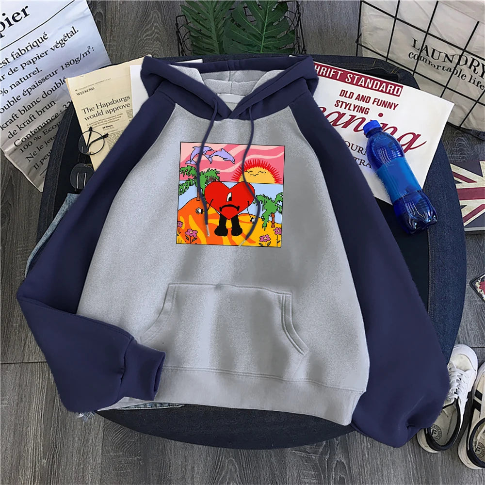 Bad Bunny (Sad Love Heart) Hoodies/sweatshirt
