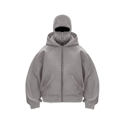 ski-mask hoodie/sweatshirt