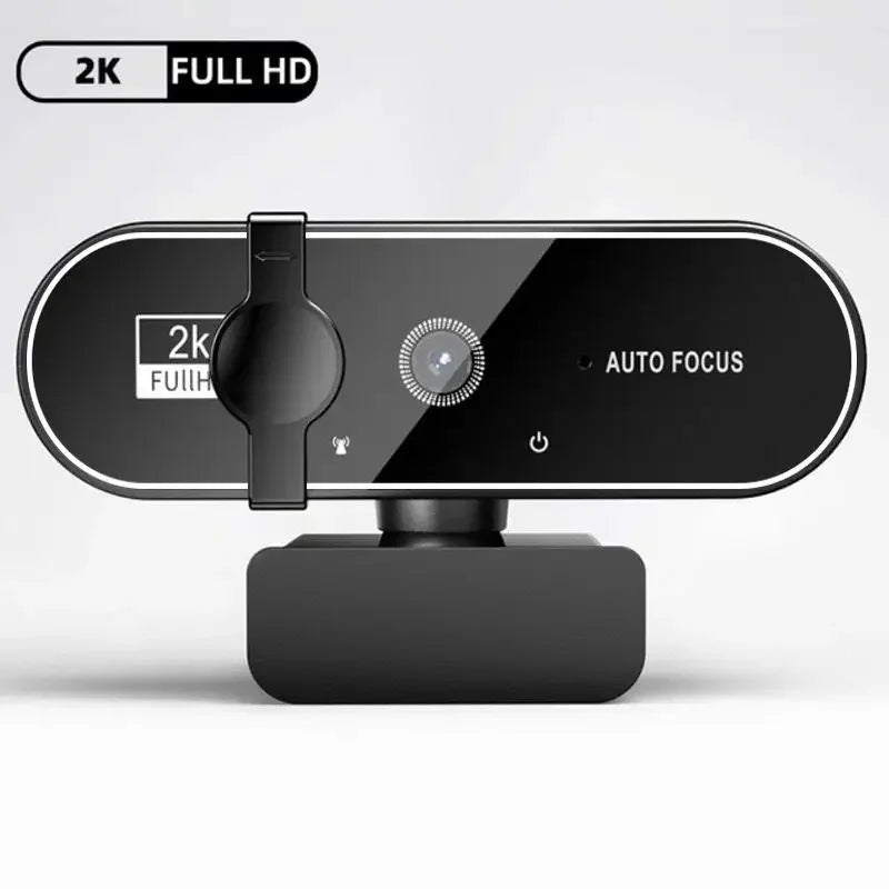 4K Webcam Video Camera 2K Autofocus Streaming Web Cam With Microphone