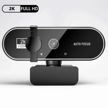 4K Webcam Video Camera 2K Autofocus Streaming Web Cam With Microphone
