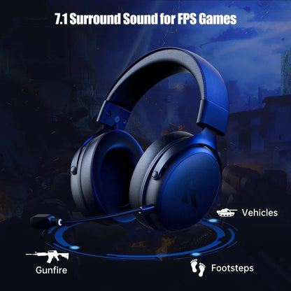 MCHOSE V9 pro E-Sports Headset with Microphone USB Wireless Channel Surround Sound