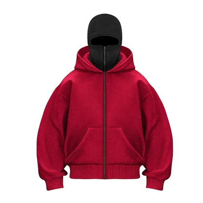 ski-mask hoodie/sweatshirt