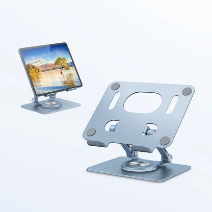 ST02 Tablet Stand Adjustable with 360 Swivel Base Aluminum Tablet Stand