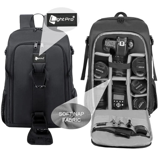 Big Capacity Photography Camera Waterproof Shoulders Backpack