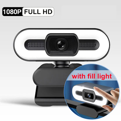 4K Webcam Video Camera 2K Autofocus Streaming Web Cam With Microphone