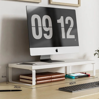 Computer Monitor Elevated Monitor Base Home Office Storage Rack