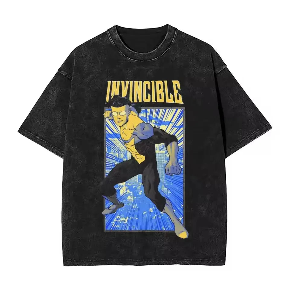 Invincible Cartoon Graphic T-Shirts