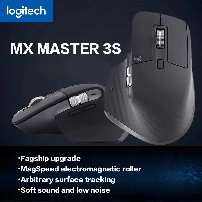 Logitech MX Master 3S Wireless Bluetooth Mouse