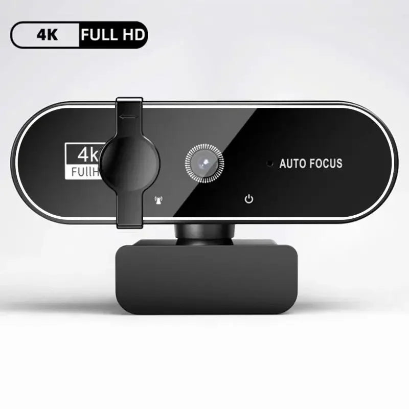 4K Webcam Video Camera 2K Autofocus Streaming Web Cam With Microphone