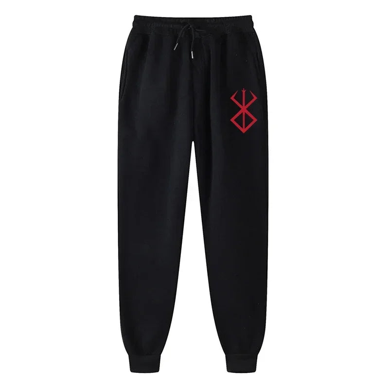 Anime Berserk Print Sweatpants for Men