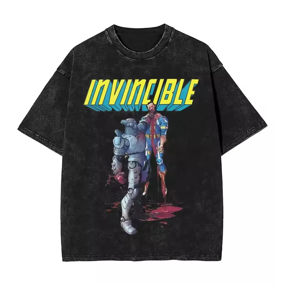 Invincible Cartoon Graphic T-Shirts