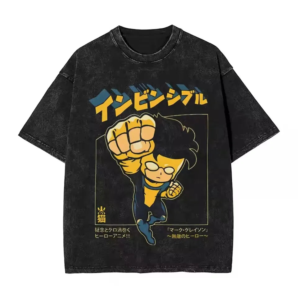 Invincible Cartoon Graphic T-Shirts